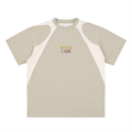 DL Contrast Panel Cotton T-Shirt