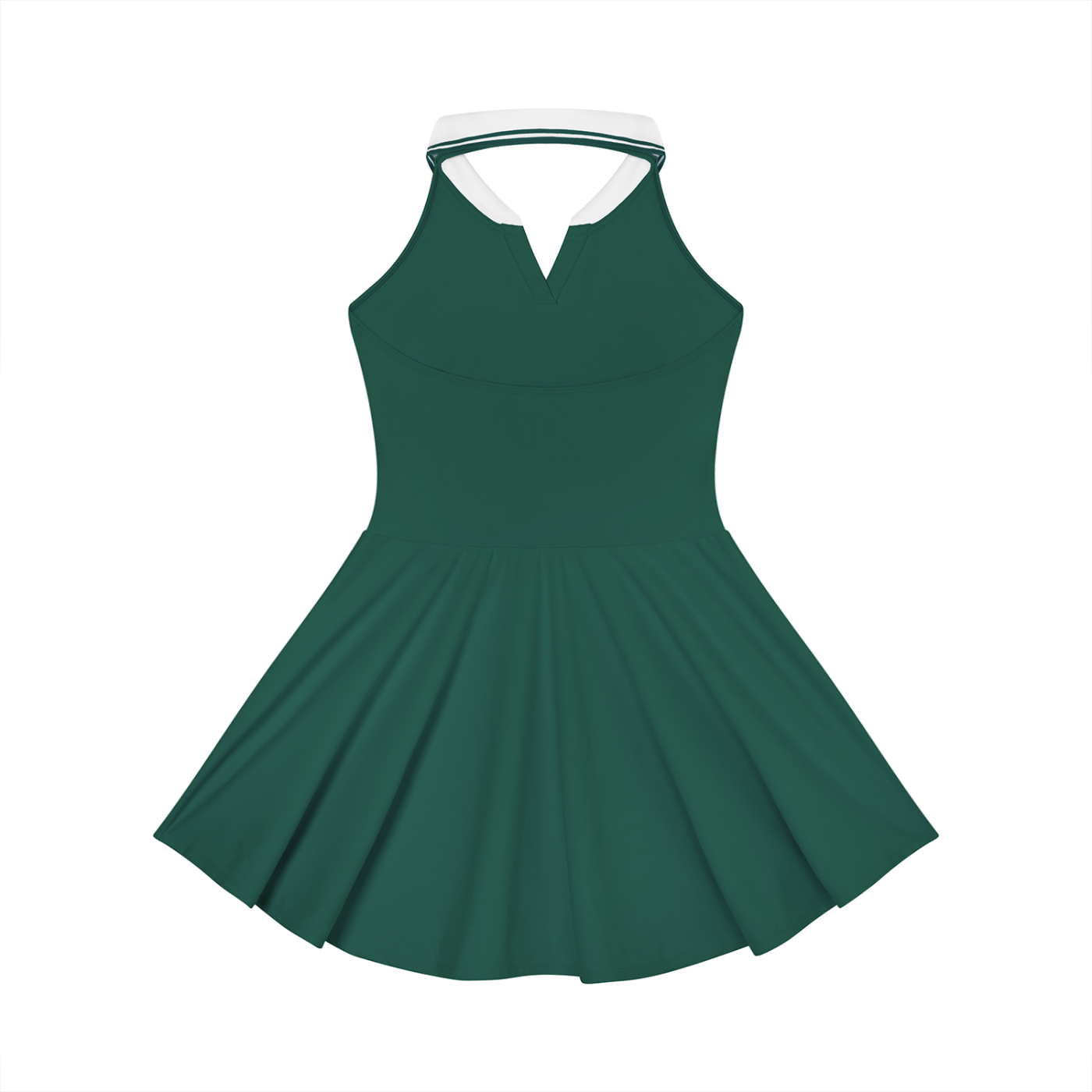 DL Collared Halter A-Line Tennis Dress