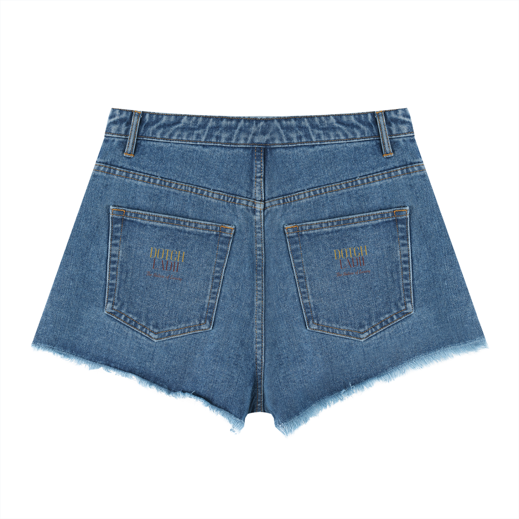 DOTCH High Rise Denim Shorts
