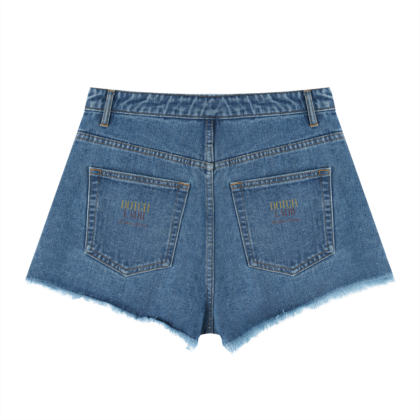 DOTCH High Rise Denim Shorts