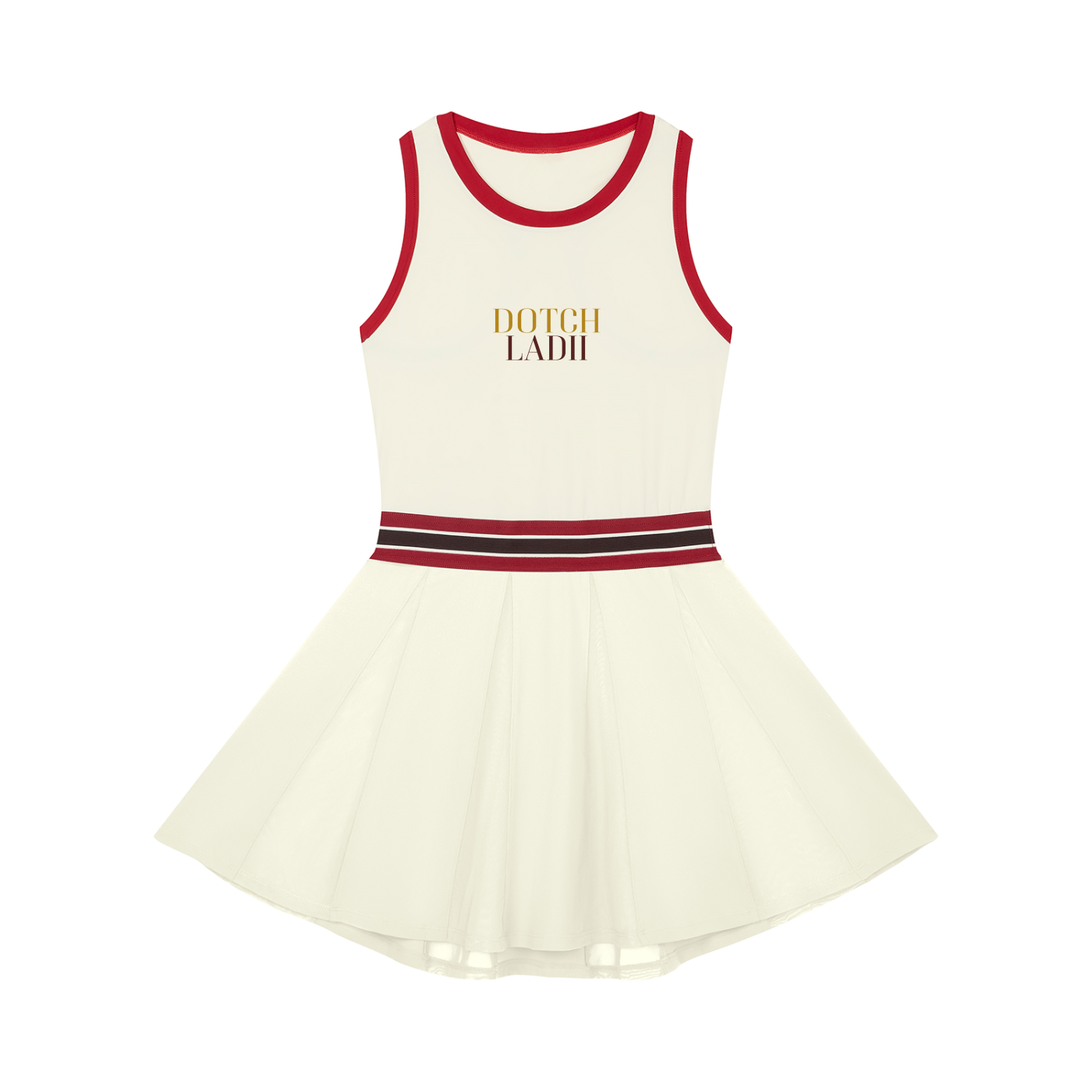DL Women's Color Block A-Line Sleeveless Dress