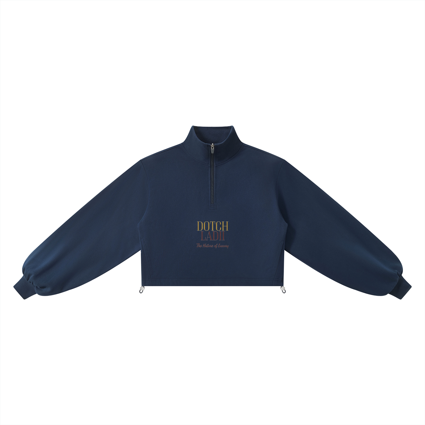 DOTCH LADii Luxe Quarter-Zip Pullover