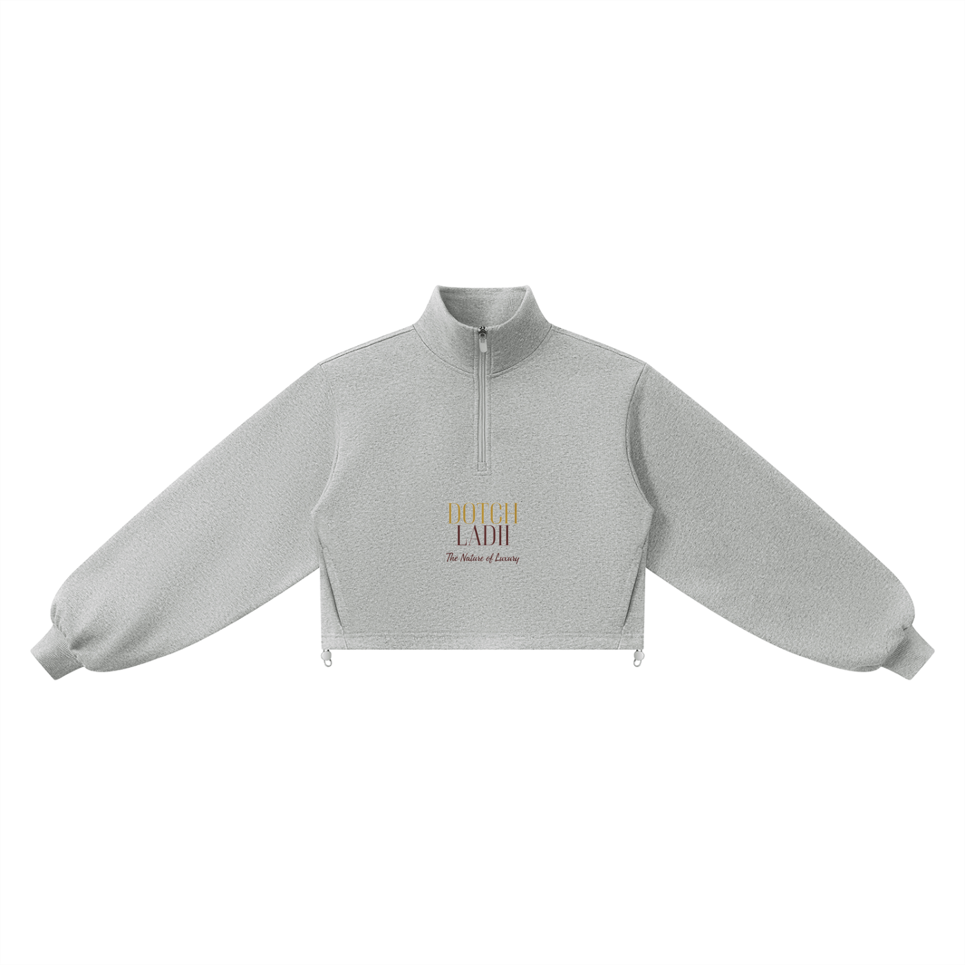 DOTCH LADii Luxe Quarter-Zip Pullover