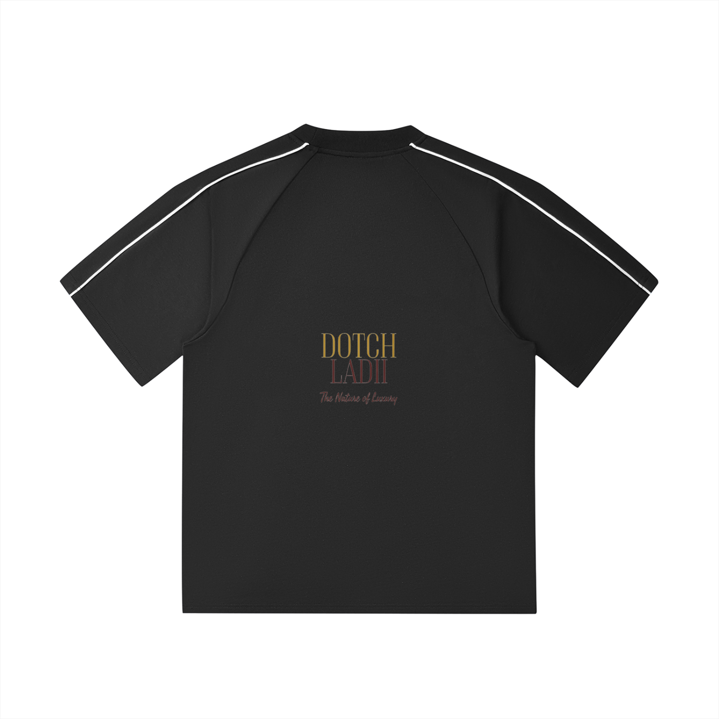 DL Contrast Stitch Raglan T-Shirt