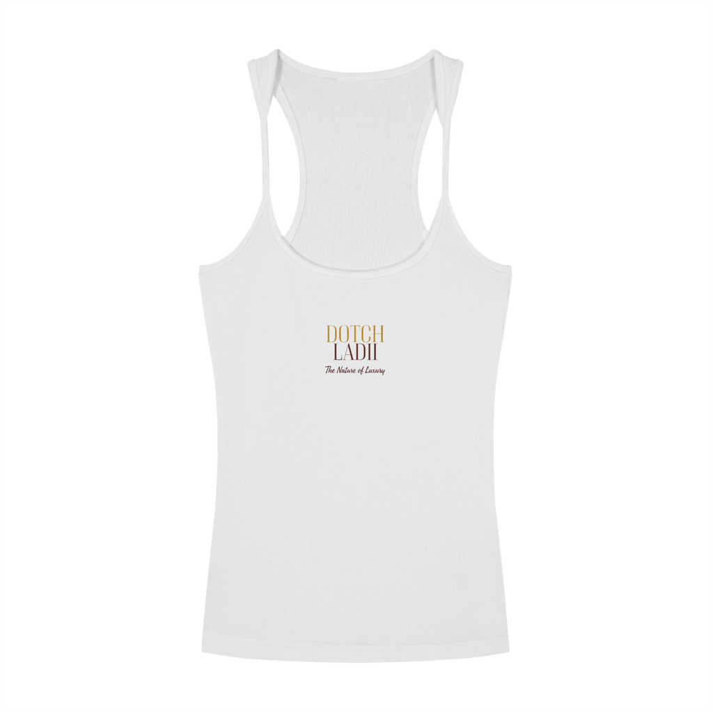 DL Slim Fit Ribbed Racerback Tank Top