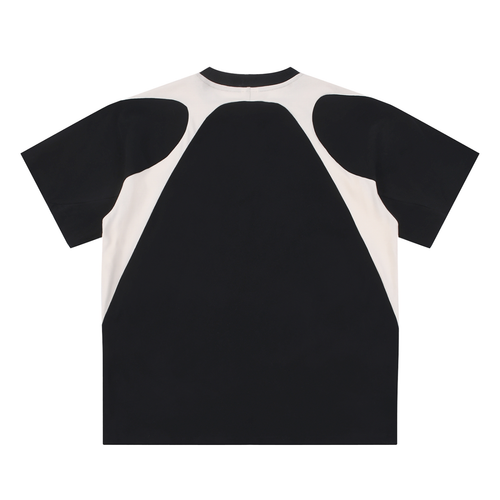 DL Contrast Panel Cotton T-Shirt