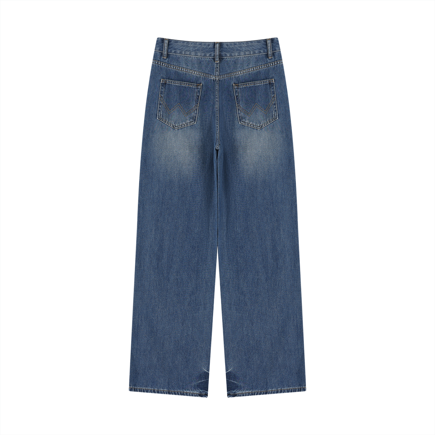 LADii Vintage Wash Wide Leg Jeans