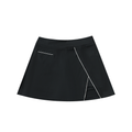 DL High-Waist Pocketed A-Line Skirt