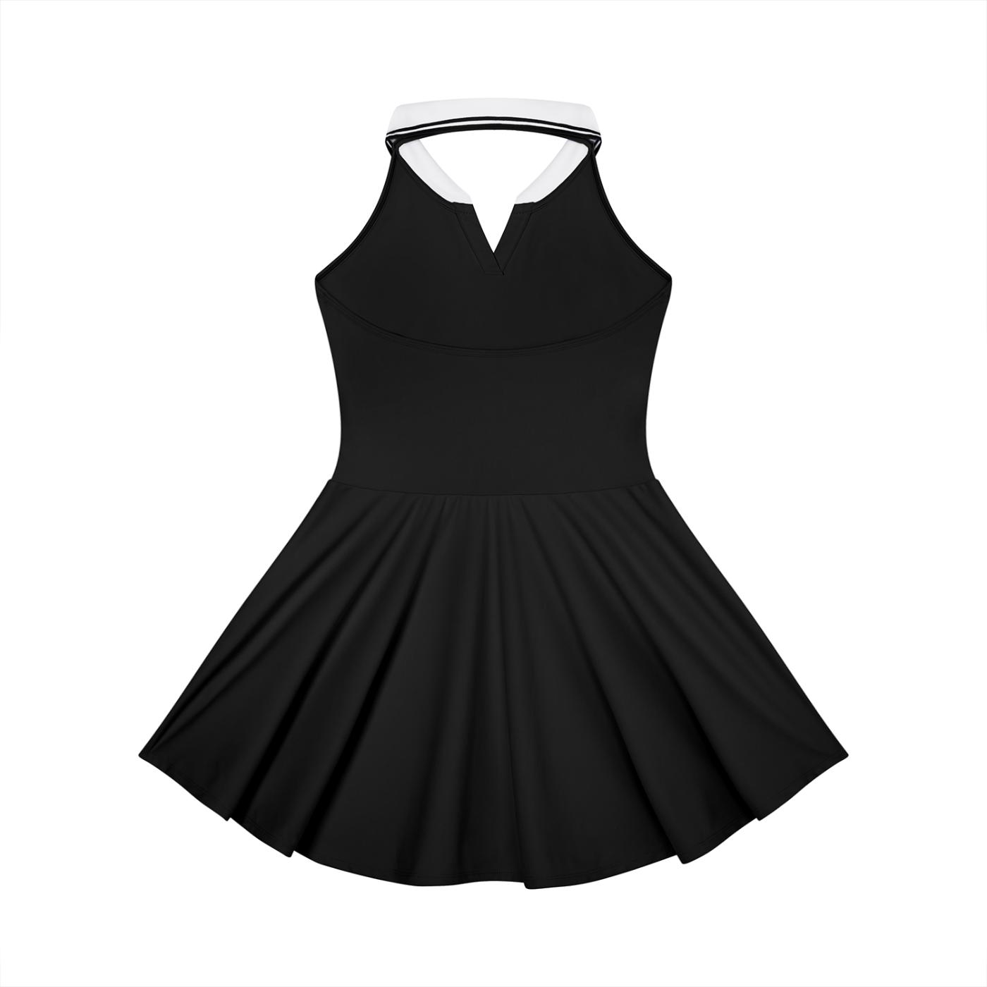 DL Collared Halter A-Line Tennis Dress