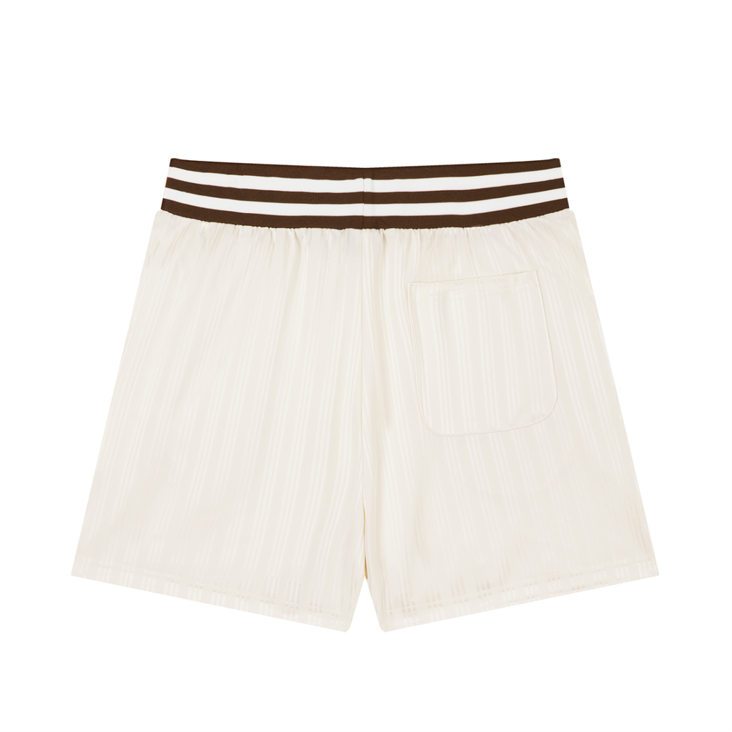 DOTCH Striped Drawstring Shorts