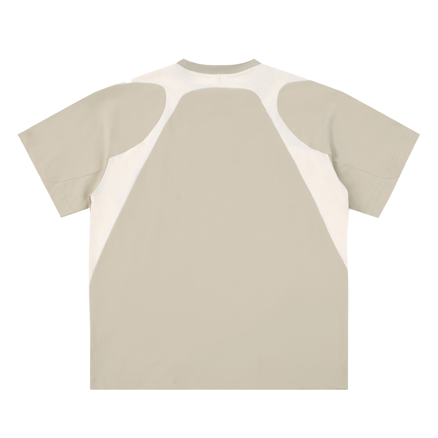 DL Contrast Panel Cotton T-Shirt