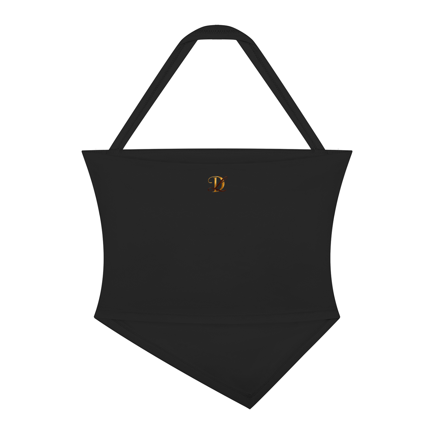 DL Ruched Halter Neck Yoga Tank Top