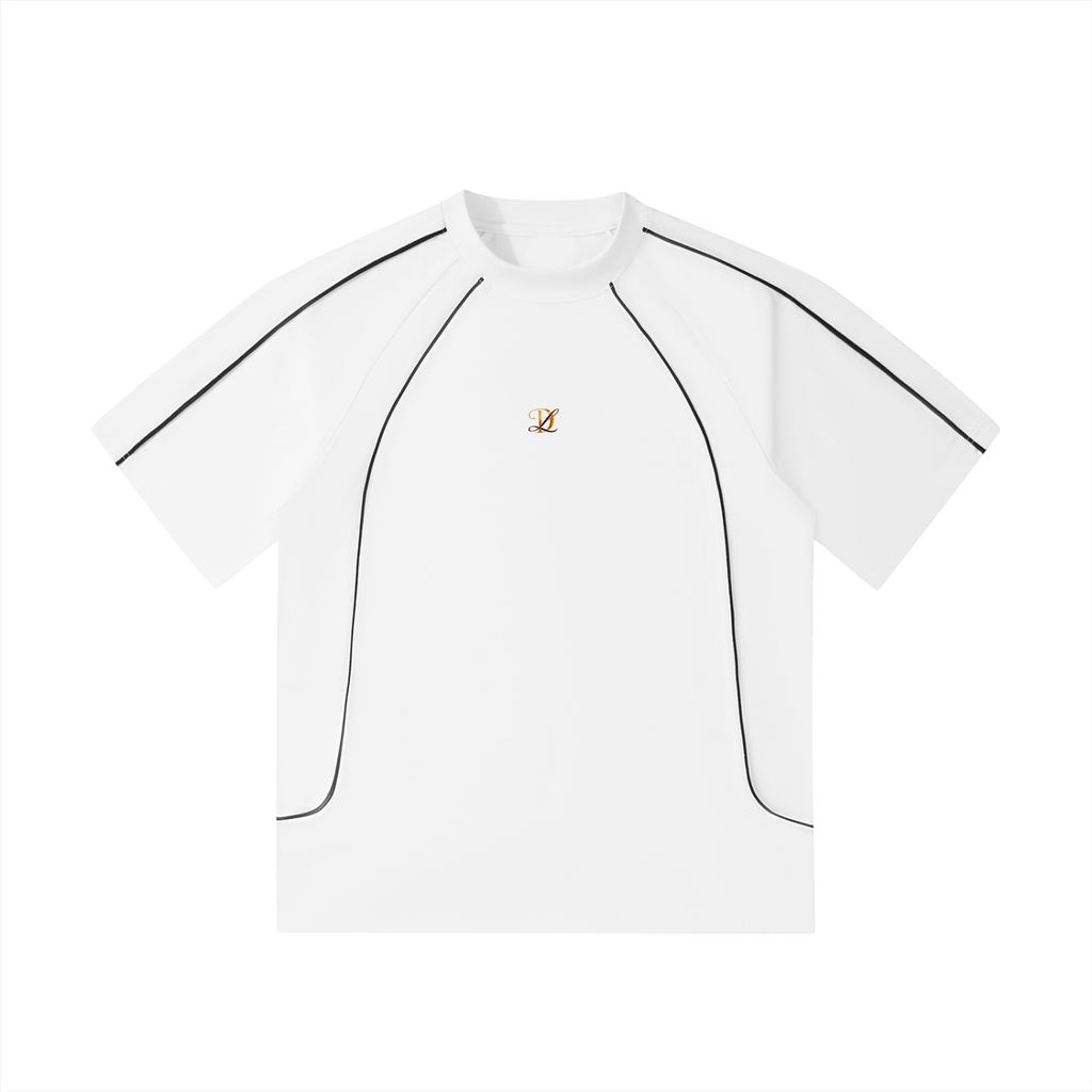 DL Contrast Stitch Raglan T-Shirt