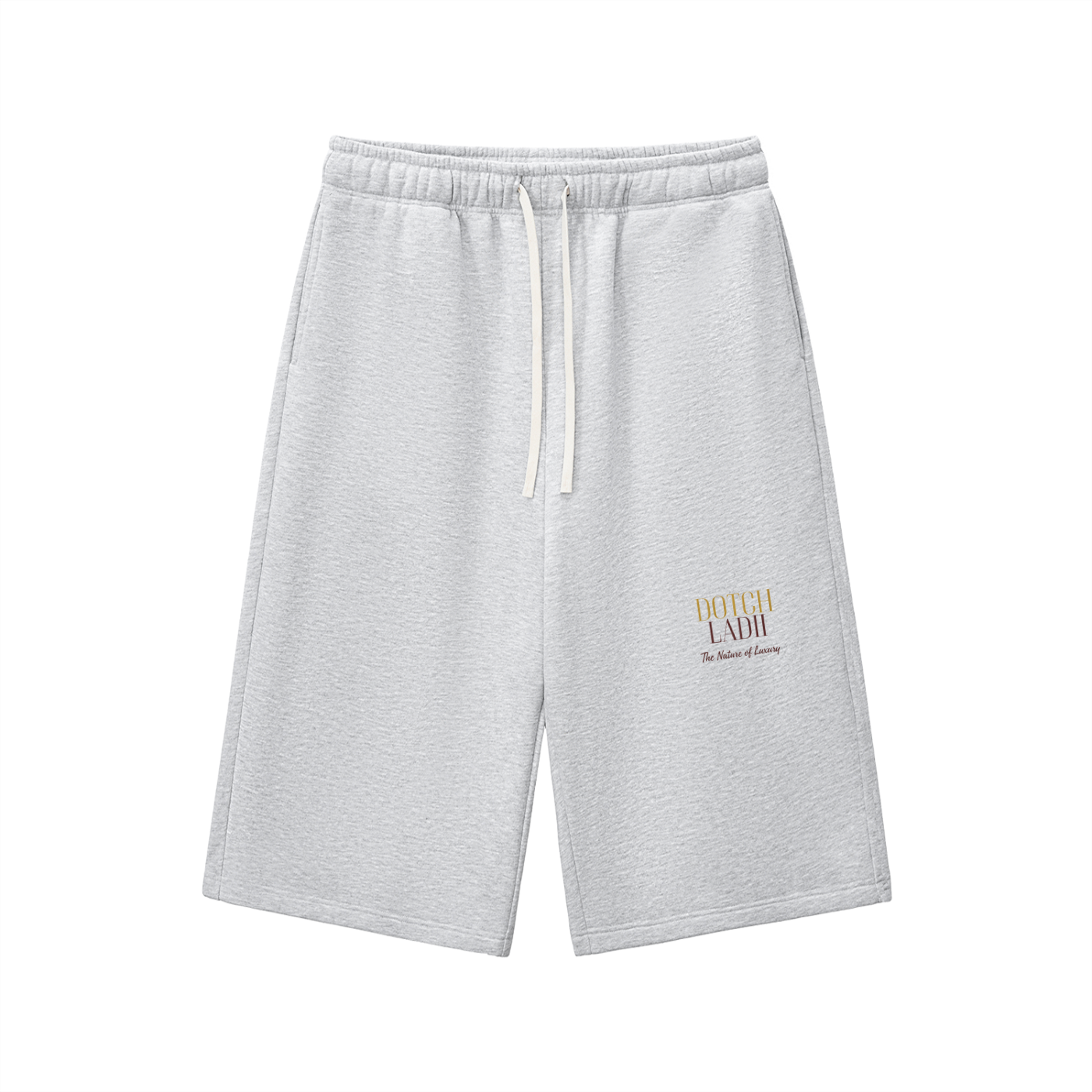 Relaxed Drawstring Three-quarter Sweatpants