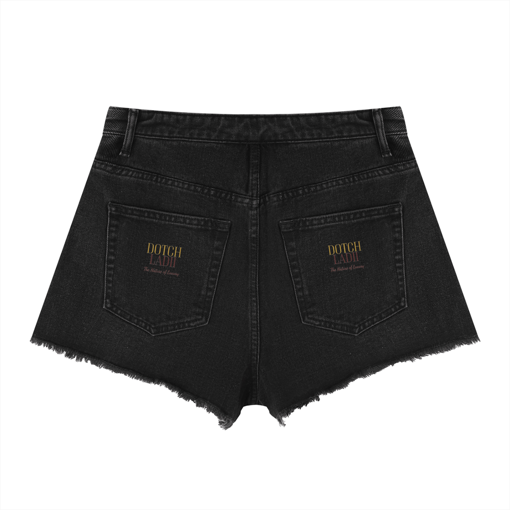 DOTCH High Rise Denim Shorts
