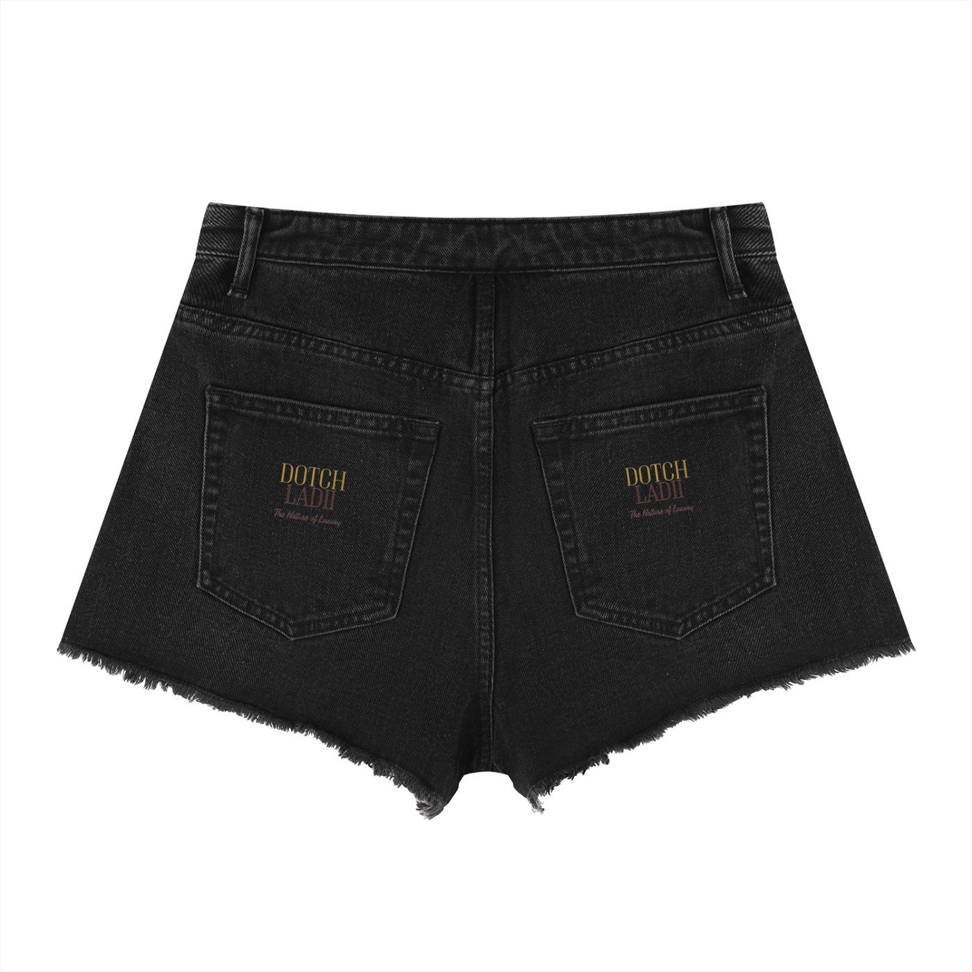 DOTCH High Rise Denim Shorts