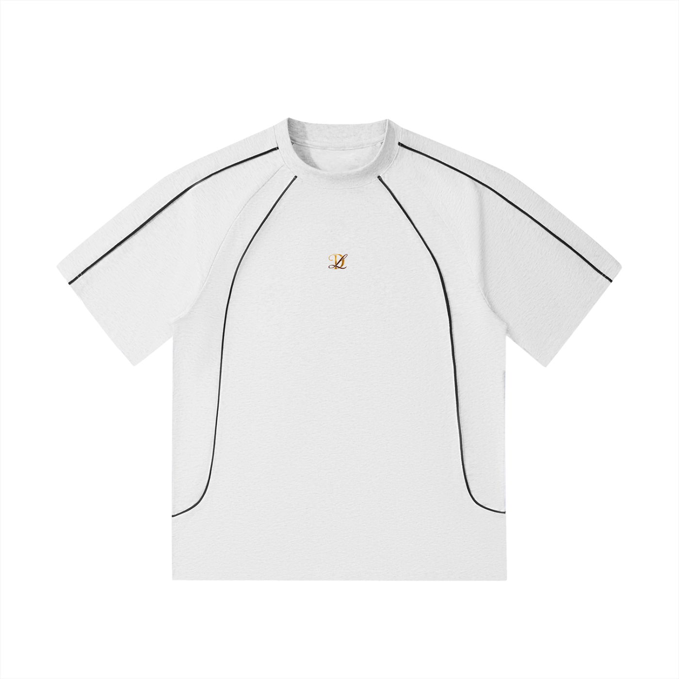 DL Contrast Stitch Raglan T-Shirt